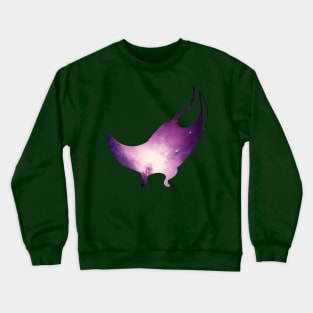 Space stingray, orion nebula Crewneck Sweatshirt